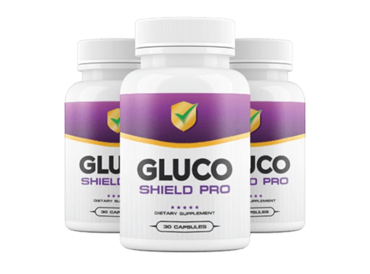 Gluco Shield Pro natural supplement bottle – official product for wellness support